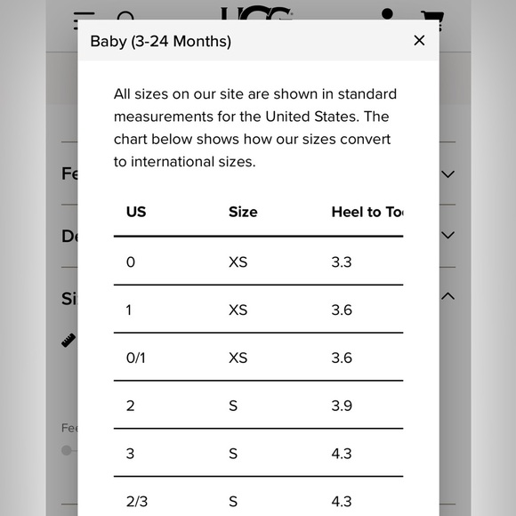 Ugg Baby Unisex Boo Sheepskin Boots Suede Leather Fur Lined Tan Cream: Small - Picture 12 of 12